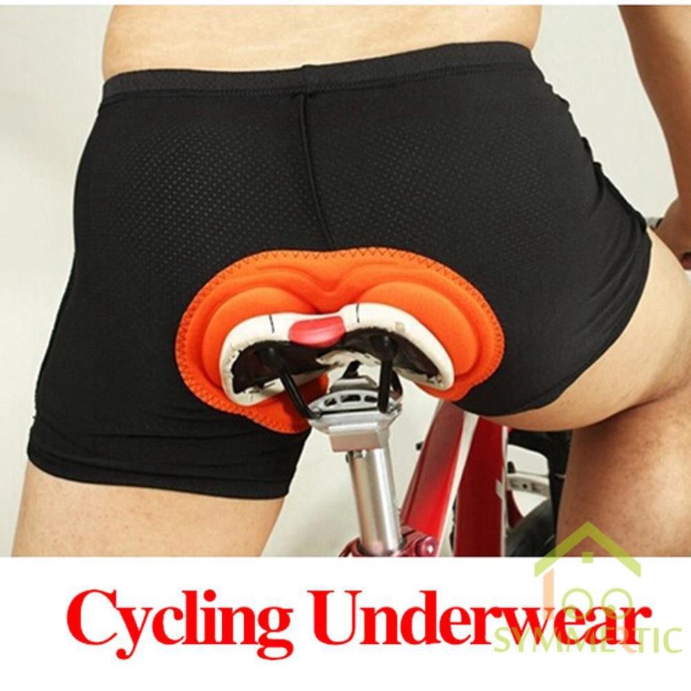 Quần short có đệm mông 3D hỗ trợ lái xe đạp cho nam và nữ tiện dụng New