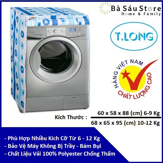 [Bao Trùm Máy Giặt] Cửa Trước Cao Cấp - Thanh Long