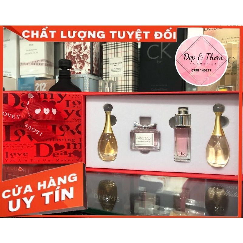 Set Dior Mini 4 chai mới (có chai Dior Joy)