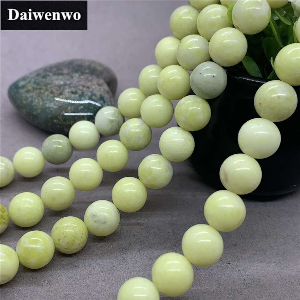 Chuỗi Hạt Đá Tròn 4-12mm Tự Làm Vòng Dreamcatcher