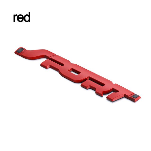 Miếng dán trang trí xe hơi hình chữ sport 3d đẹp mắt