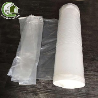 1 mét Tấm màng nylon ( ni lông ) màng nhựa dày 2 lớp che mưa, che nhà kính, phủ mái nhà, che đồ, che phủ công trình - kh
