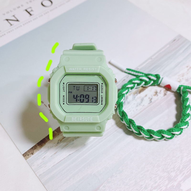 Vòng Tay Dây Bện Màu Xanh Matcha Phong Cách Hàn Quốc Cho Cặp Đôi