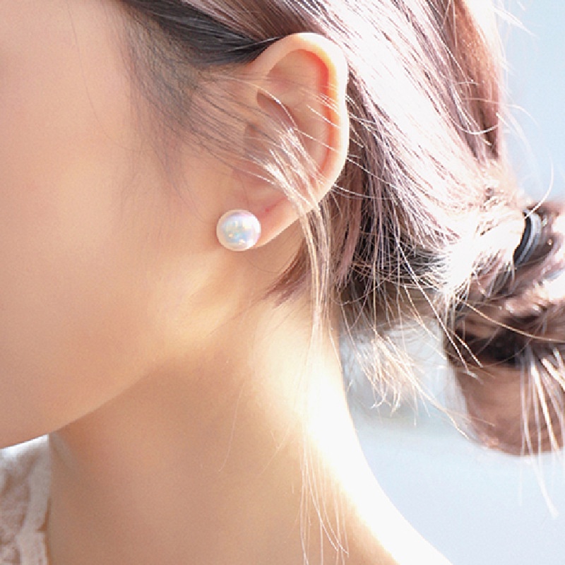 Bông Tai Đính Ngọc Trai Nhân Tạo Thời Trang Dành Cho Nữ