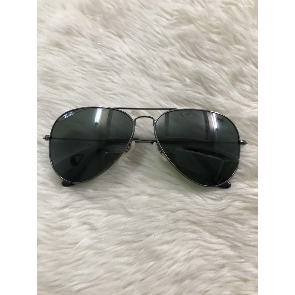 Kính Mát Rayban Tròng Thuỷ Tinh Chống UV Dáng Giọt Lệ Thanh Lịch Cho Nam Và Nữ