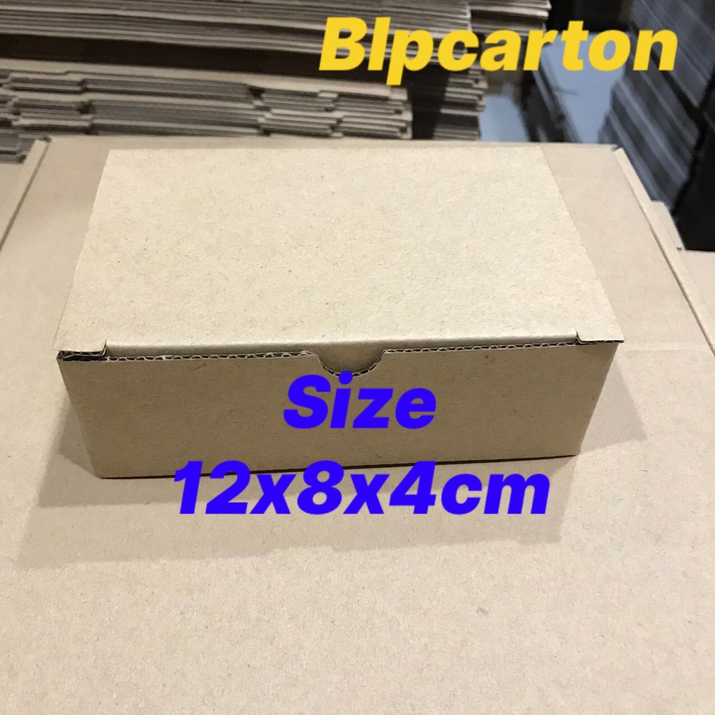 Hộp carton nắp gài size 12x8x4 bộ 20 hộp