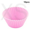 10 Khuôn silicon làm bánh cupcake chống dính có thể tái sử dụng