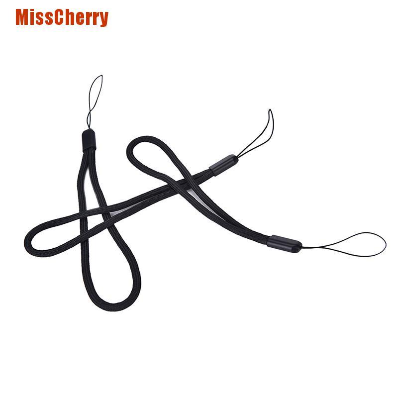 [MissCherry] 5X Black Nylon Wrist Strap Lanyard For Camera Cell Phone Ipod Usb Mp3 Mp4