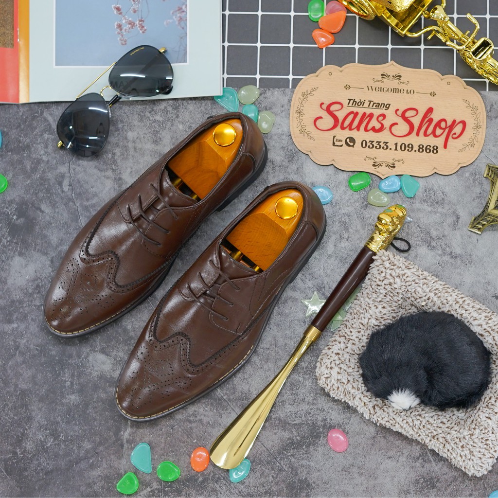 {Xả Hàng} Giày Tây Có Dây Giày Công Sở Tại Hà Nội Sans122 Sans Shop