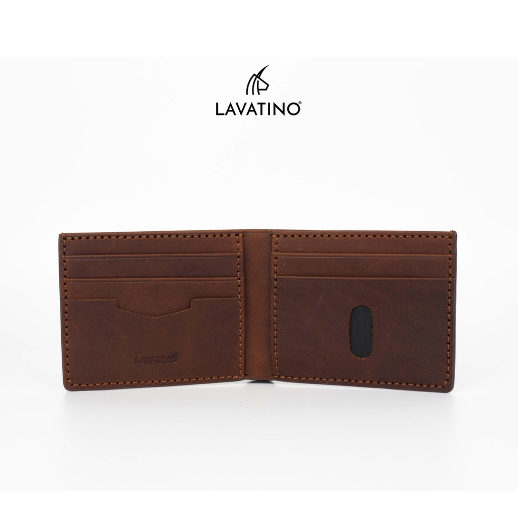 Ví Nam Cao Cấp Da Sáp - Syden Da Thật Chính Hãng Lavatino - WB38