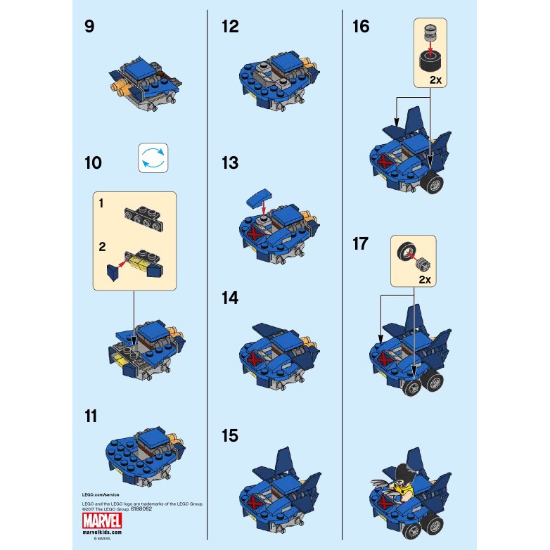 HỘP LEGO CHỦ ĐỀ NGƯỜI SÓI ĐẠI CHIẾN MAGNETO - MÃ SP 76073 - VỚI 85 CHI TIẾT. SẢN PHẨM LEGO CHÍNH HÃNG