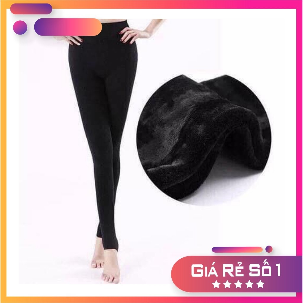 Quần legging lót lông hàng QUẢNG CHÂU (túi tím ) siêu mềm, siêu ấm | WebRaoVat - webraovat.net.vn