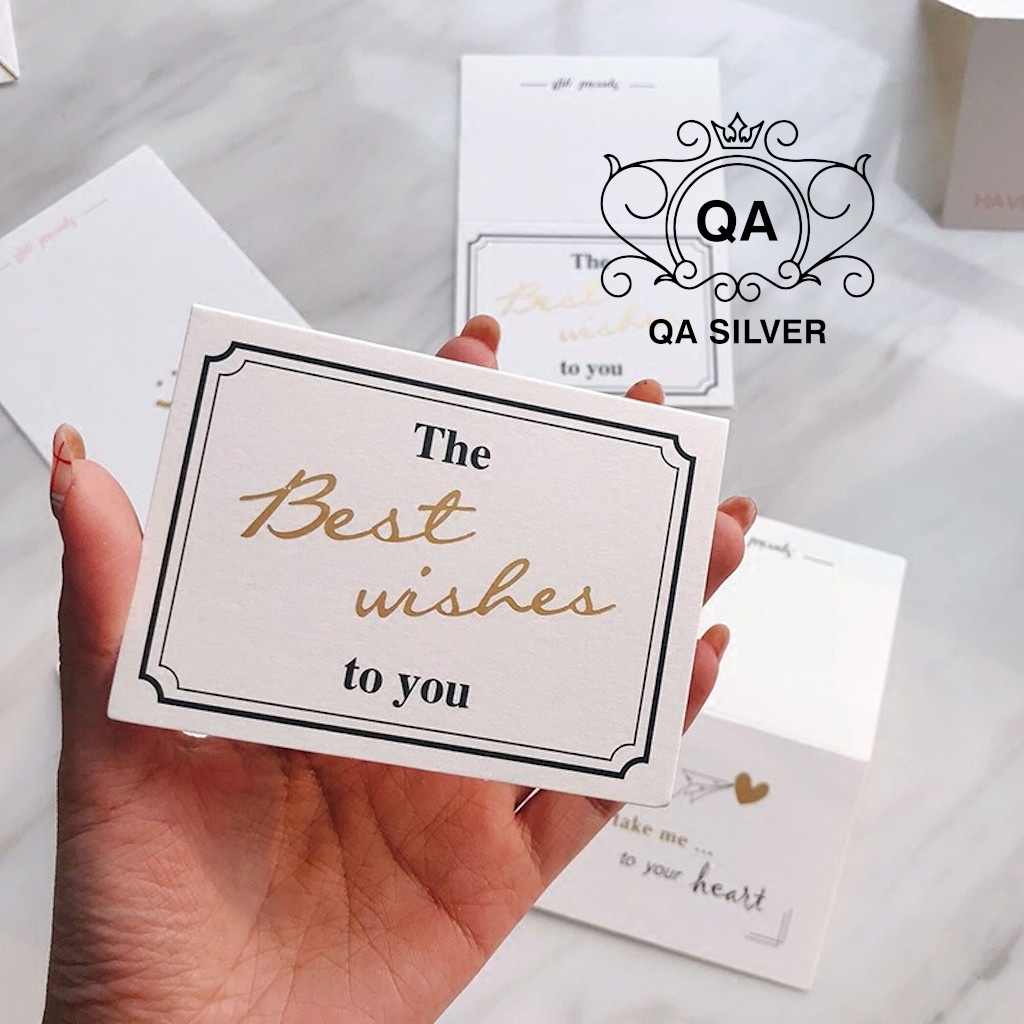 Thiệp in chữ chúc mừng sinh nhật bưu thiếp cảm ơn Greeting Card QACCESSORIES AC211201