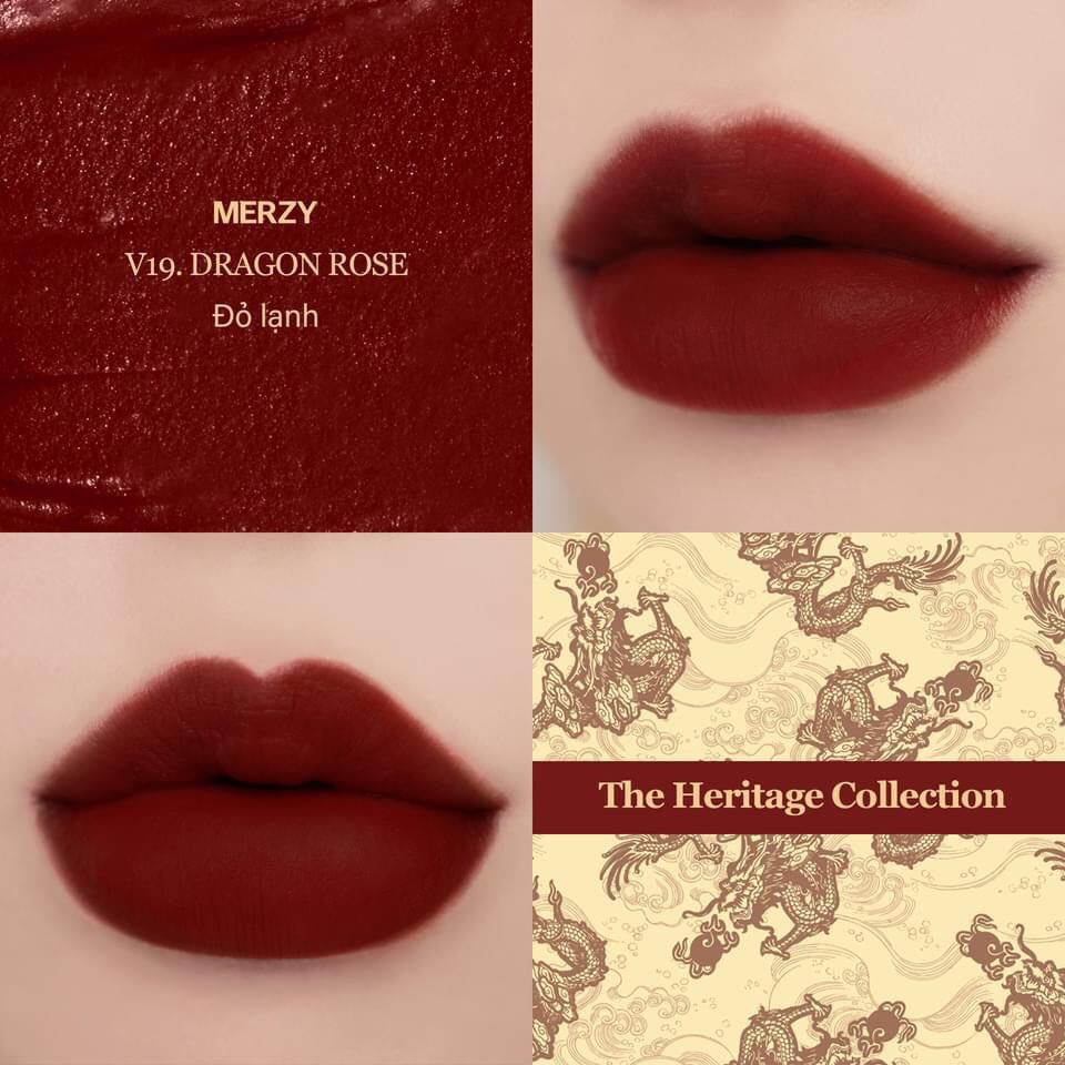 (NEW 2021) Son Kem Lỳ Merzy The Heritage Velvet Tint 5,5G