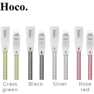 Cáp sạc lightning tự ngắt khi đầy pin Hoco U11 chính hãng