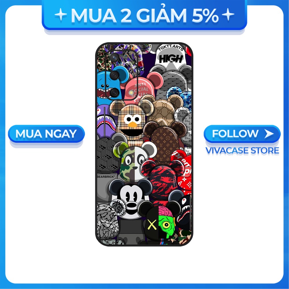 Ốp lưng cạnh vuông OPPO A1K/A5S/A74/A54/....viền bảo vệ camera hình K a wBST1