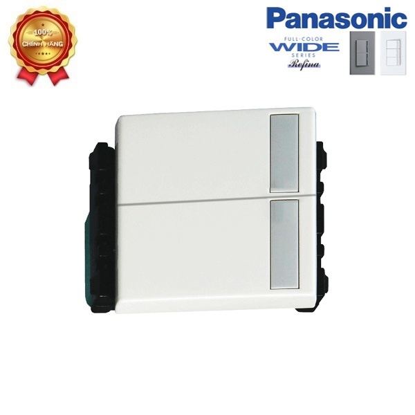 CÔNG TẮC PANASONIC WIDE REFINA 2 CHIỀU LOẠI ĐÔI WEC5542-7SW