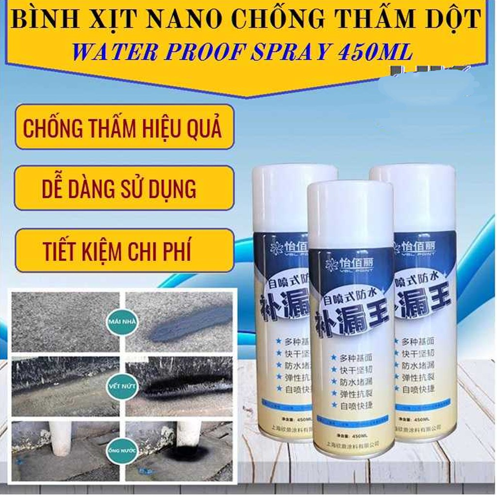 Bình Xịt Chống Thấm Dột , Chống Thấm Nước Đa Năng