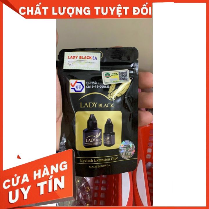 Keo Nối Mi Lady Black 5ml Chính Hãng Nhập Khẩu(hàng chuẩn loại 1)keo nối mi nhanh khô chẵ bền _giúp bạn có hàng mi quyế