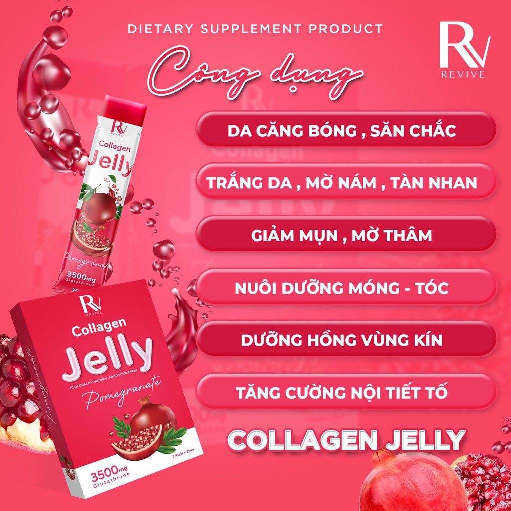 Thạch lựu bổ sung collagen giúp da trắng từ bên trong