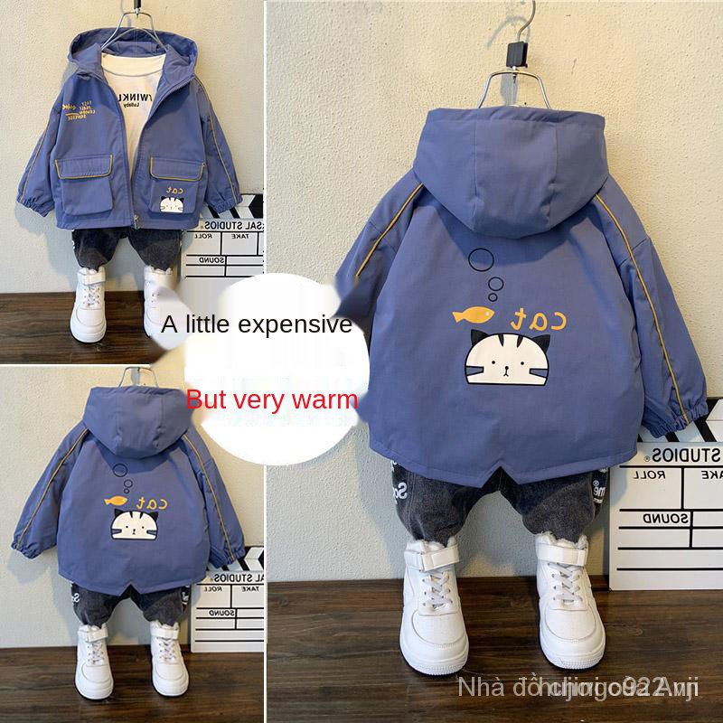 Korean Style Fashion Keep Warm Coat For Boys