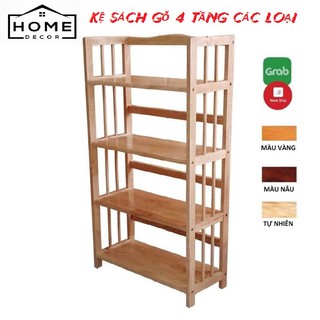 KỆ SÁCH GỖ 4 TẦNG CÁC LOẠI