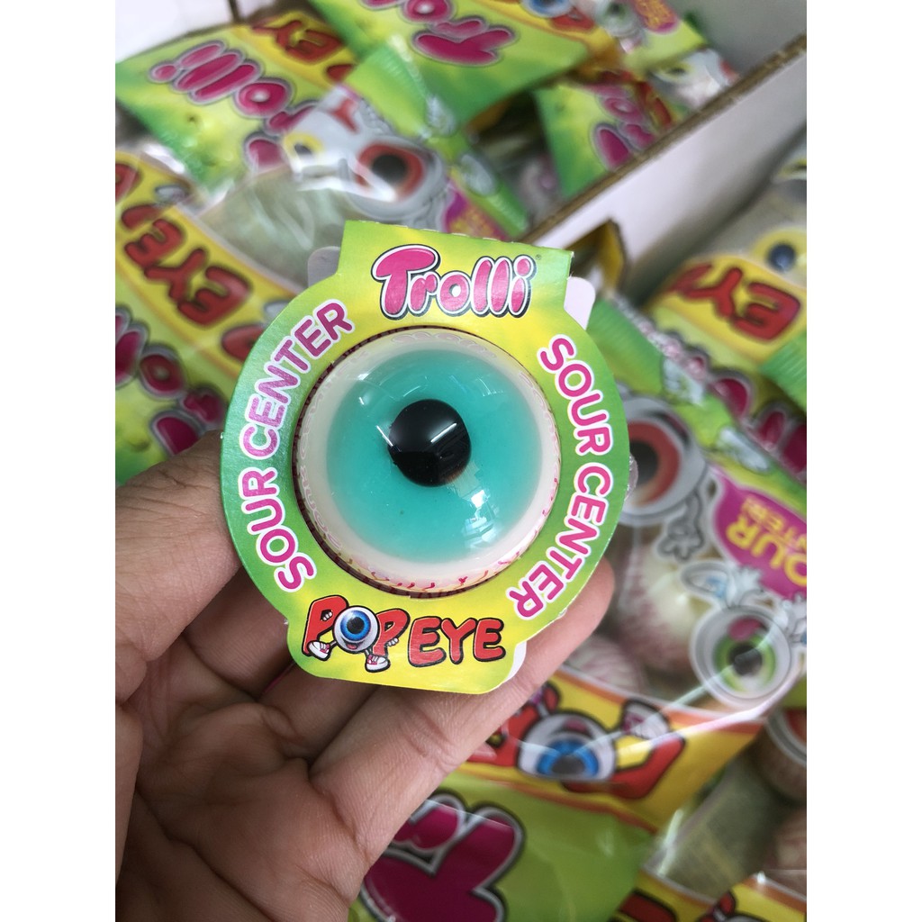 Kẹo dẻo Trolli hình con mắt - Hộp 20 viên