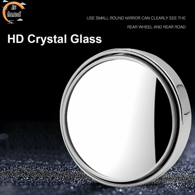 Gương Chiếu Hậu Góc Rộng Xoay 360 Độ Nhìn Điểm Mù Trang Trí Nội Thất Xe Hơi