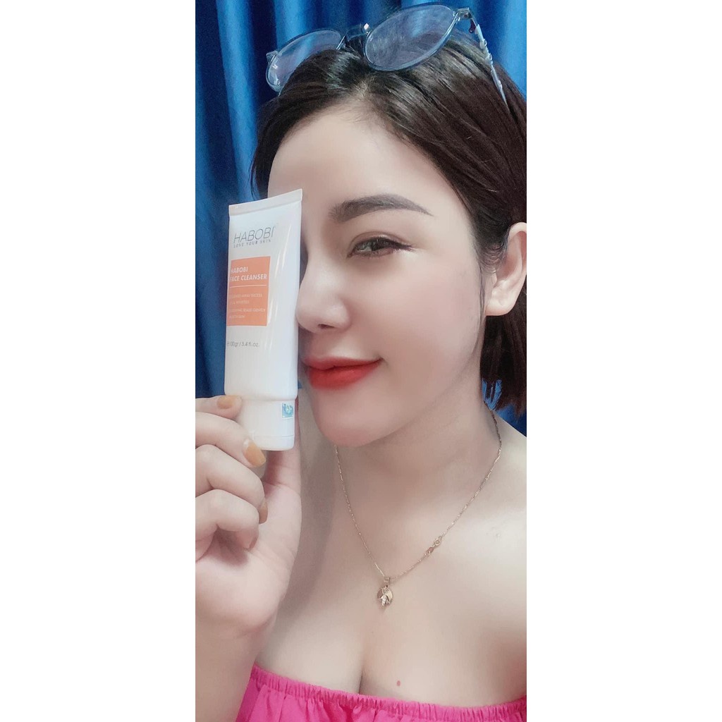 Sữa rửa mặt dịu nhẹ, sạch da, dưỡng ẩm an toàn cho mọi loại da HABOBI Face Cleanser