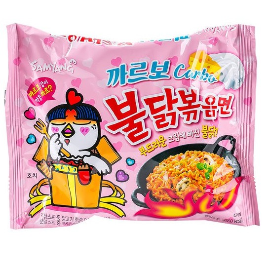 Mỳ Samyang Sốt Kem Carbo