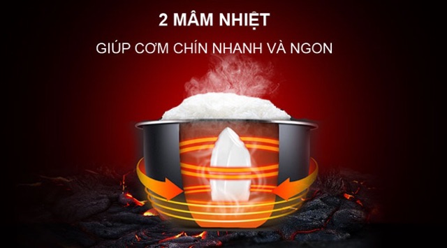 Nồi cơm điện Sharp 1 lít KS-11EV- trưng bày , chính hãng 100% , lòng nồi chống dính