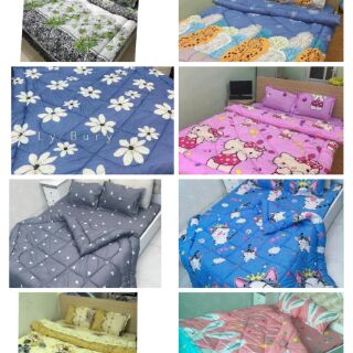 Set Chăn ga gối phao  poly ( người nhện,  khủng long,  doreamon...)