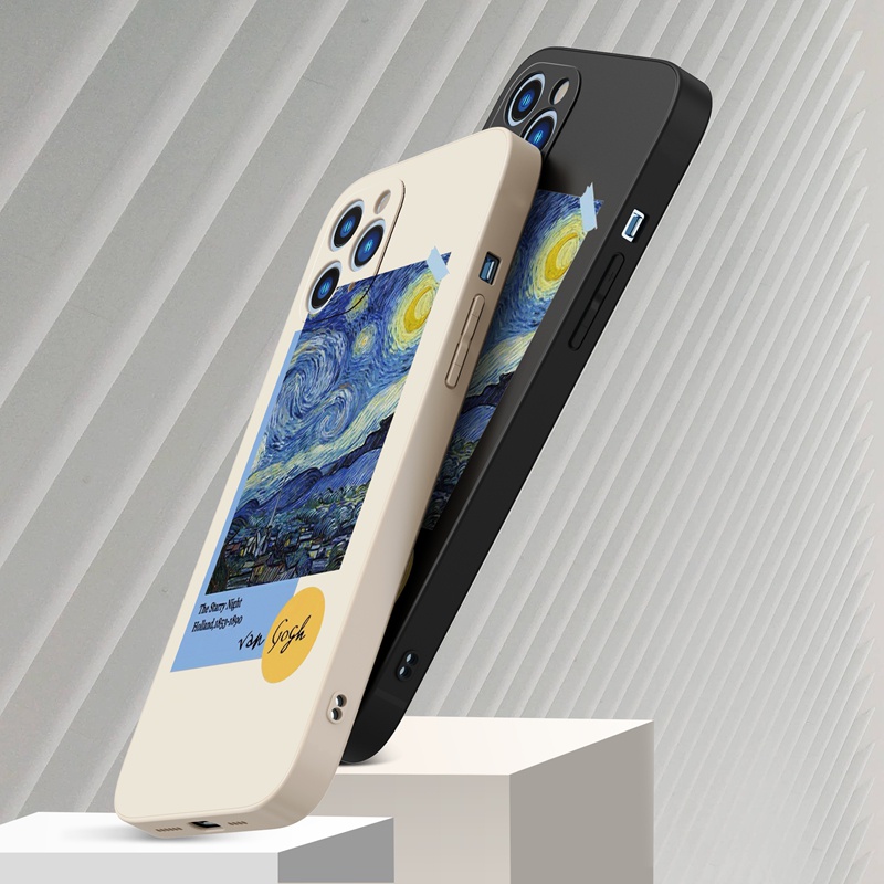Ốp lưng iphone Ốp điện thoại Suntaiho silicon mềm hình trời sao thích hợp cho iPhone 13 12 11 Mini Pro X XR XS Max 7/8 Plus