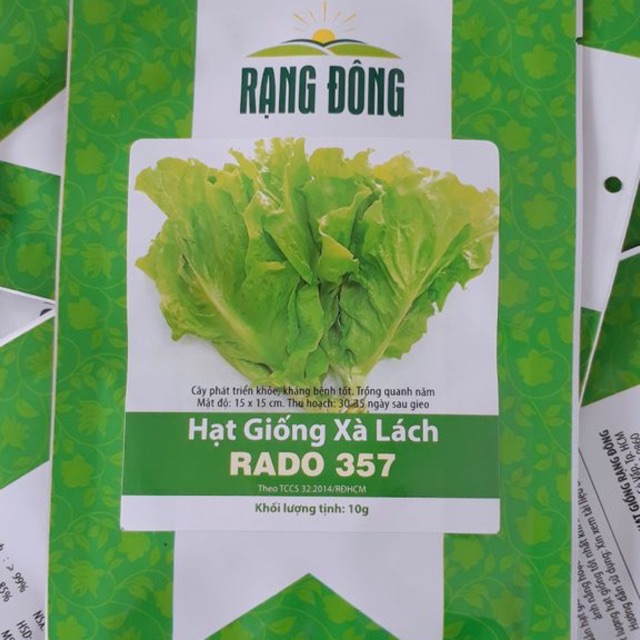 Hạt giống xà lách 357 (10gr)