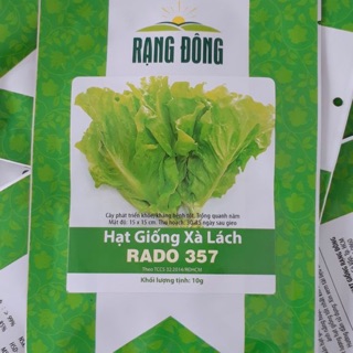 Hạt giống xà lách 357
