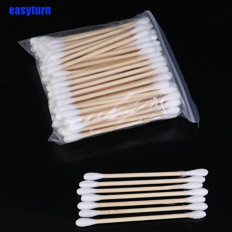 Bộ 100 tăm bông hai đầu sử dụng một lần đa năng