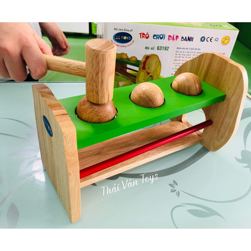 Đồ Chơi Vận Động Cho Bé: Trải Nghiệm Độc Đáo với Trò Chơi Đập Banh Gỗ Winwintoys Việt Nam