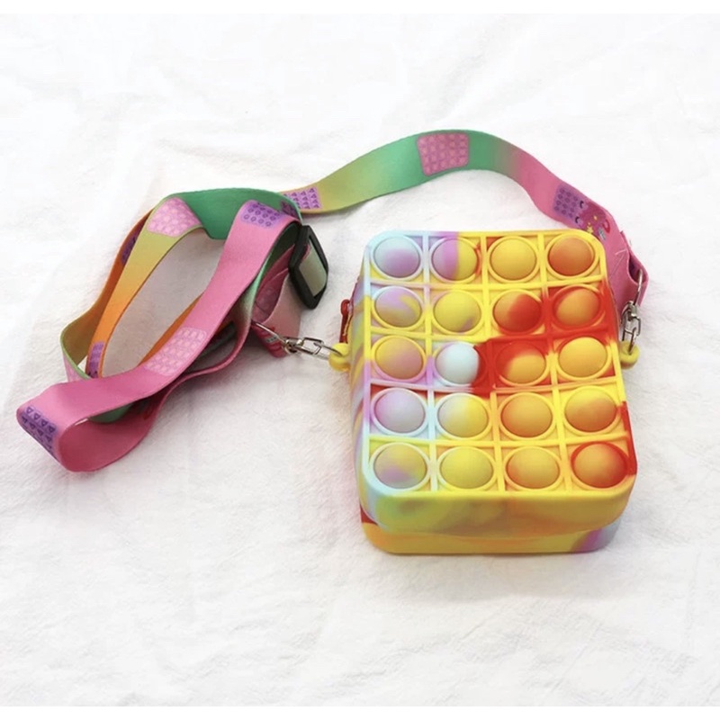 F400 Túi mini túi pop it đeo chéo Hot hit dành cho bé phiên bản mới nhất