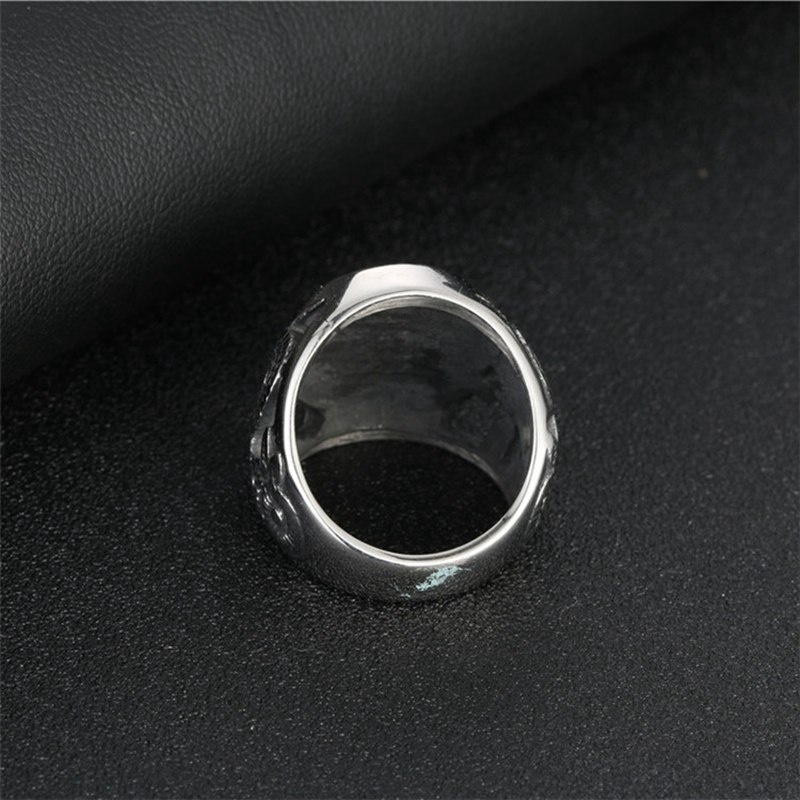 Nhẫn mặt hình Phật giáo Thái Lan thời trang cổ điển cao cấp size 7-14