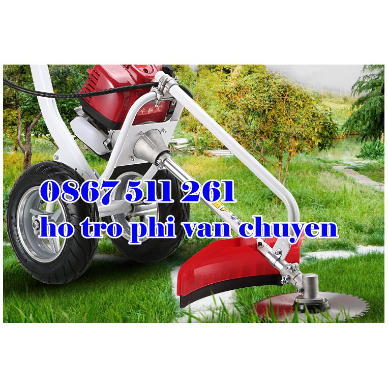 Máy xạc cỏ đẩy tay 4 thì tặng bộ lưỡi cắt cỏ Giá cực Rẻ