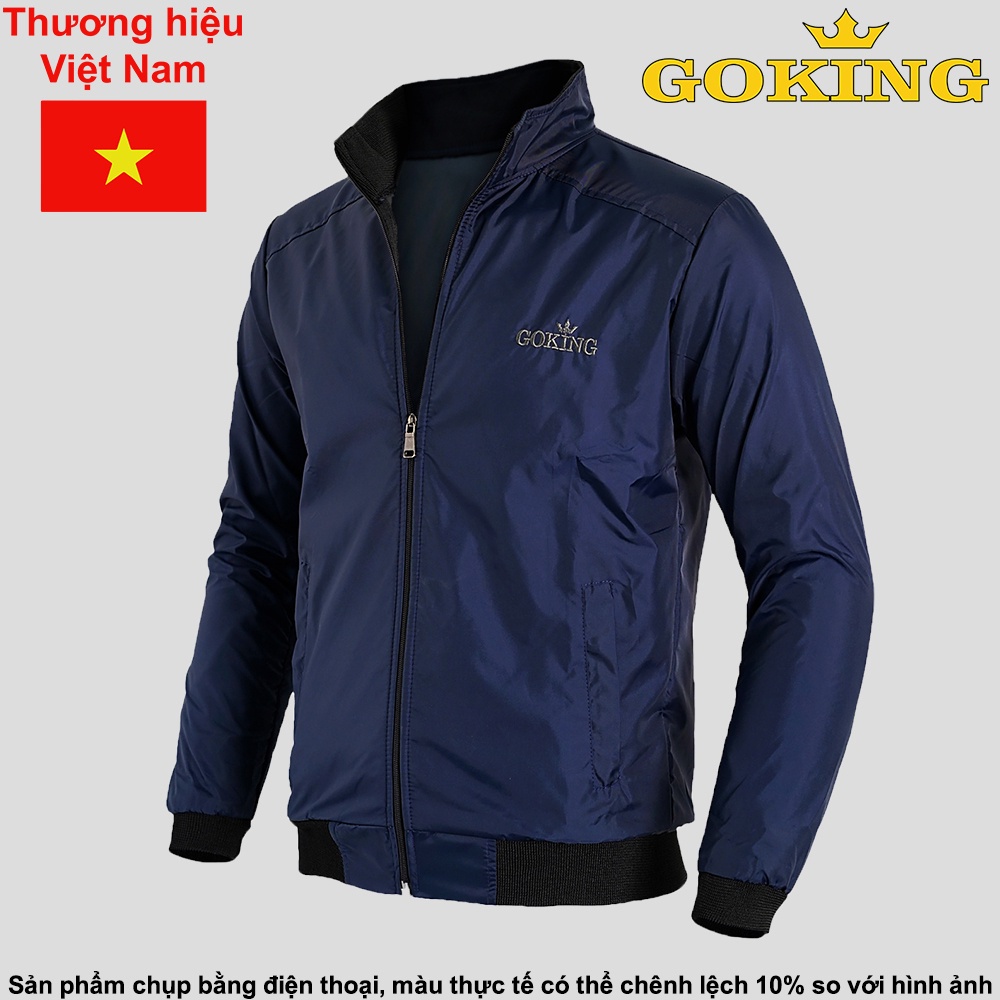 ❦❃Áo khoác dù cách nhiệt GOKING cho nam nữ, gió hàng hiệu Việt cao cấp, chống lạnh, giữ ấm cơ thể