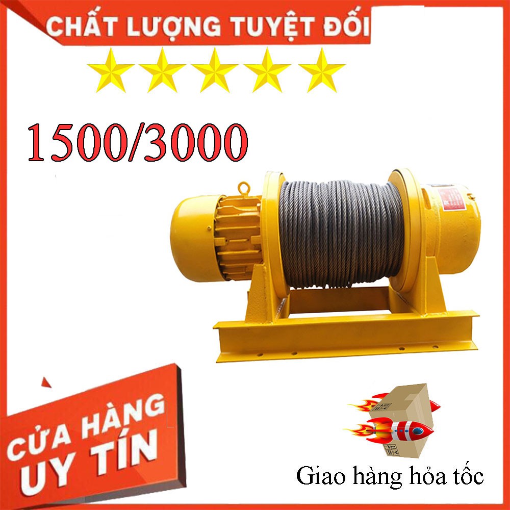 [BẢO HÀNH CHÍNH HÃNG] Tời kéo mặt đất KENBO1500/3000