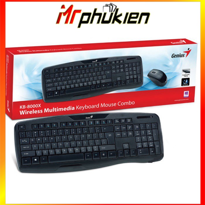 COMBO KHÔNG DÂY GENIUS KB-8000X - MrPhukien