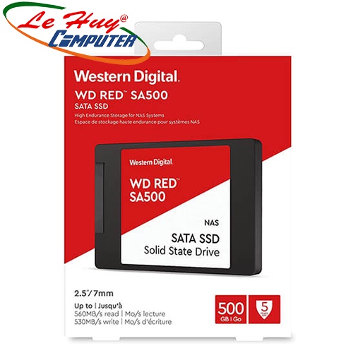 Ổ cứng SSD Western Digital Red SA500 500GB 2.5inch Sata 3 WDS500G1R0A
