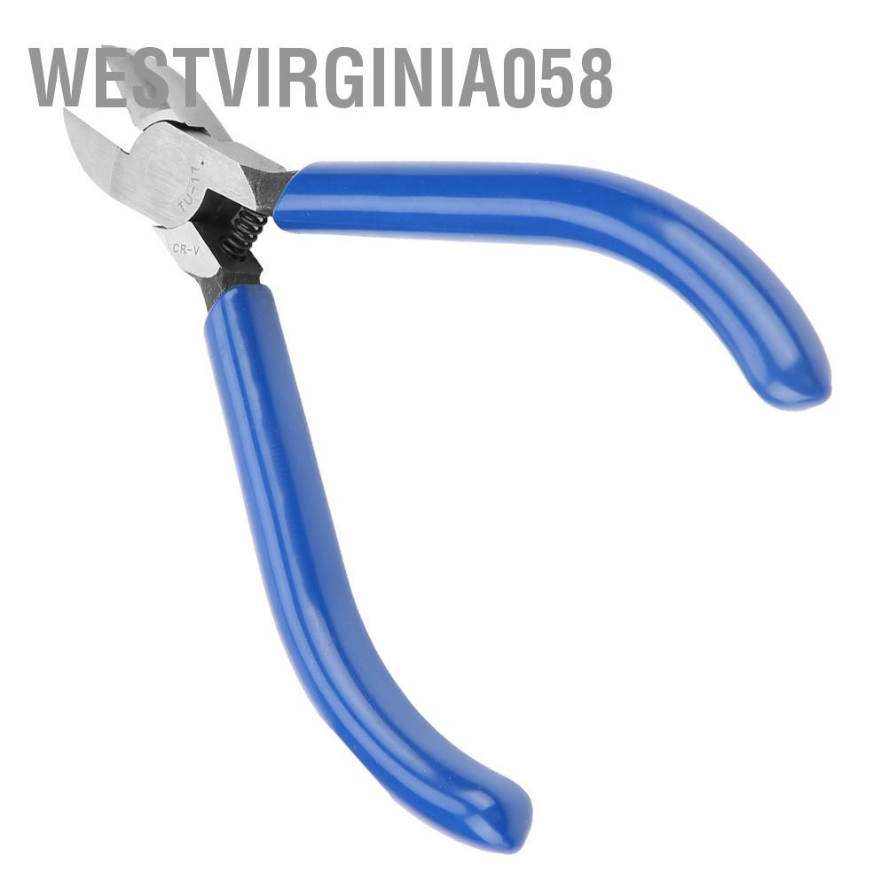 Westvirginia058 5in Electronic Diagonal Pliers Cable Side Cutting Nippers Wire Cutter Tool  TU-17