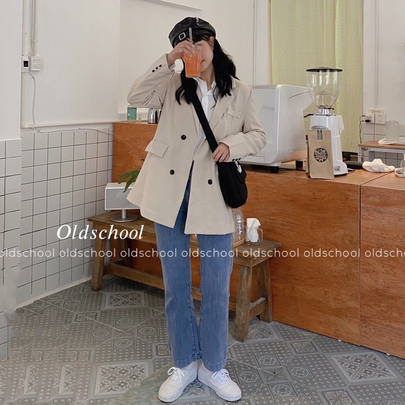 [CÓ SẴN] ÁO BLAZER ULZZANG 2 LỚP (ảnh thật/video)