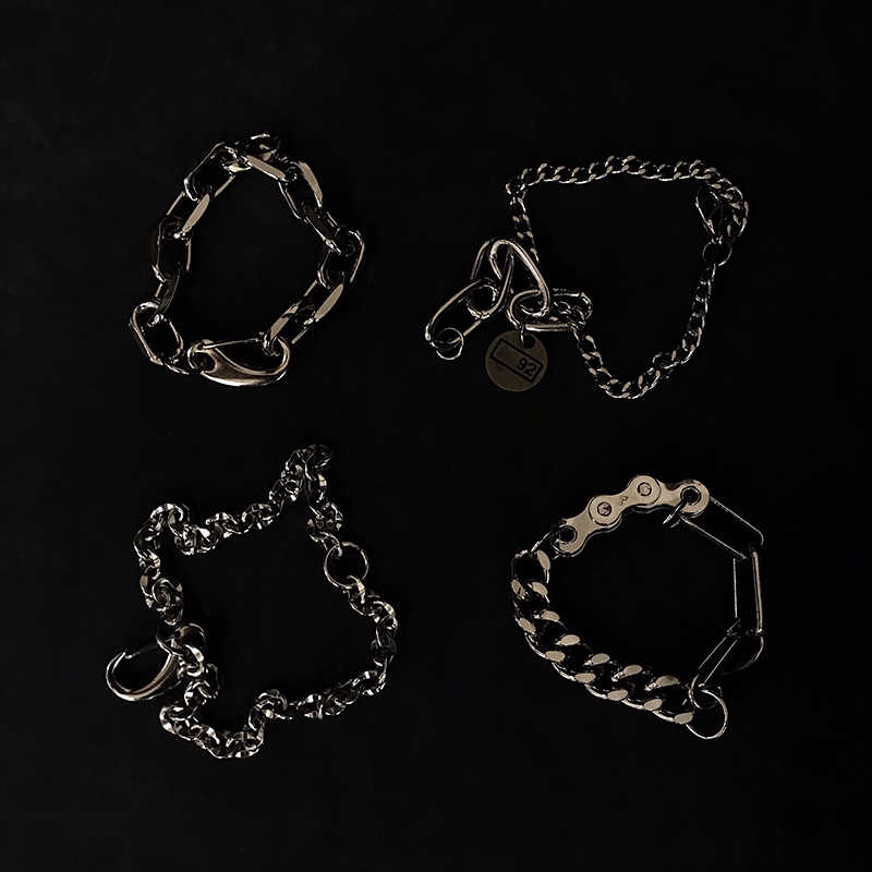 Vòng đeo tay kiểu dáng Hiphop phong cách Hàn Quốc dành cho nam/ nữ