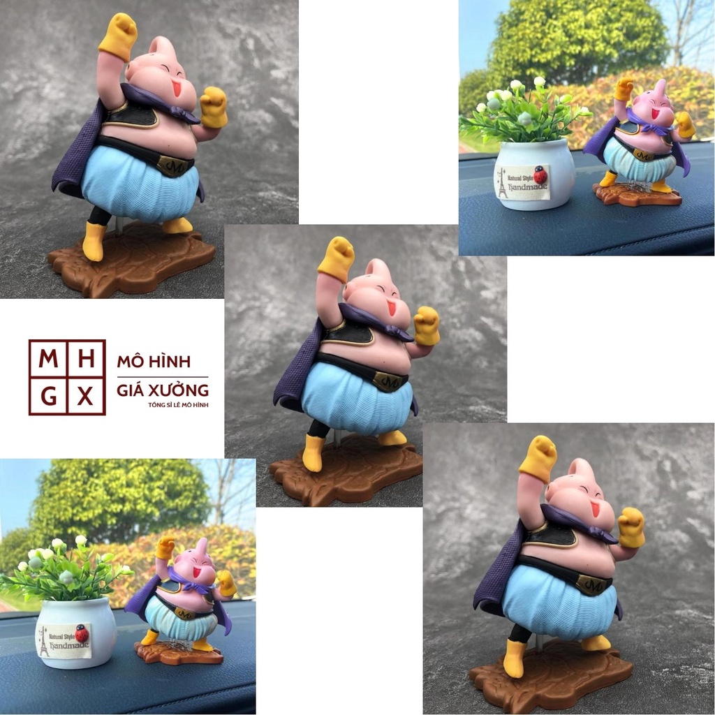 Siêu dễ thương Mô Hình Majin Buu - Mabu Cao 9cm - Tượng Figure Songoku Dragonball - Mô hình 7 viên ngọc rồng