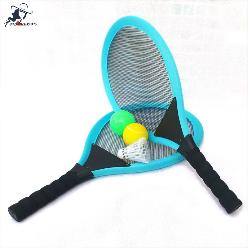 Bộ Vợt Đánh Tennis Plus 2 Quả Cầu Lông Cho Bé