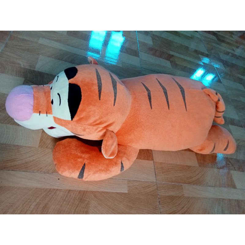 gấu teddy lông xoắn hoa hồng nơ kẻ size 70cm